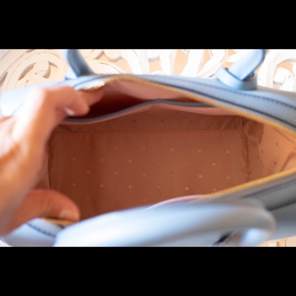 Kate Spade Ridley Street Rinetta Tote – Cornflower Blue w/ Baby Pink Lining - Picture 5 of 6